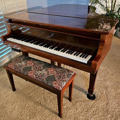 Gorgeous Hanil Grand Piano with Installed QRS Pianomation Player Piano System. #hanilgrandpiano
