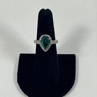 Sterling Tourmaline Ring