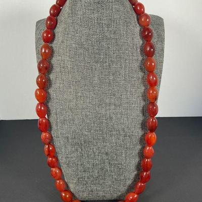 Carnelian Stone Necklace