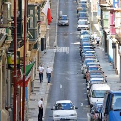 Please park on just one side of the street. Thank you!