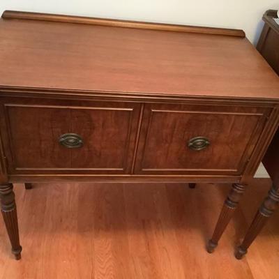 SOLD-$179-Sideboard with 2 doors 34"H 36"L 18"depth matches cabinet and other sideboard