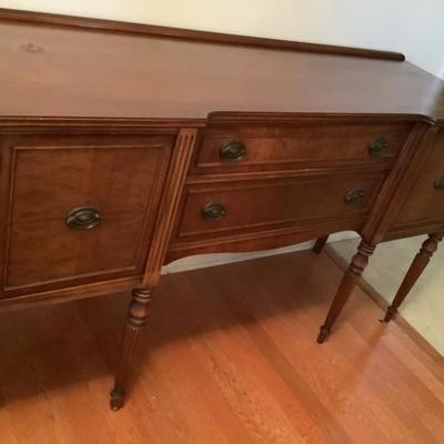 $199-Sideboard 2 door 2 drawer 37"H 66"L 21"depth matches cabinet and other sideboard