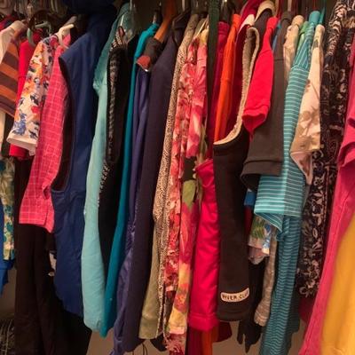Men’s & women’s clothes in the sale 