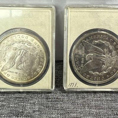 1898 and 1902 Morgan Silver Dollars 