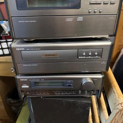 denon stereo\speaker system 