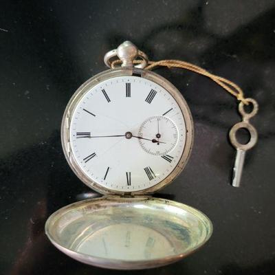 Antique key wind pocket watch