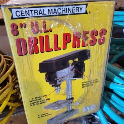 Still in box unwrapped drill press