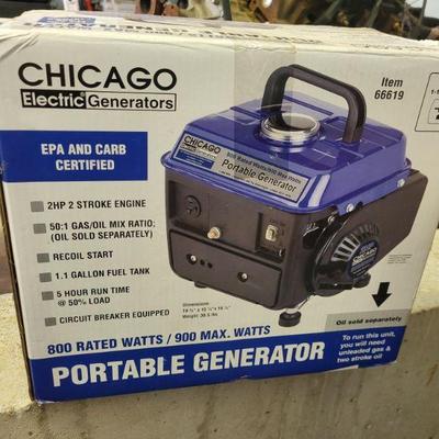 Unwrapped portable generator