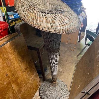 Victorian Wicker Plant Stands