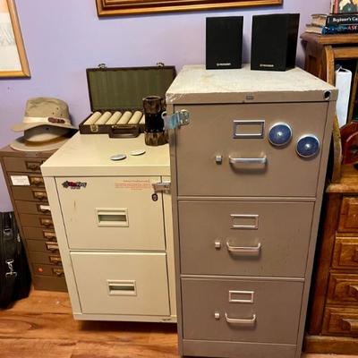 File cabinets 