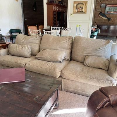 Down filled   couch 