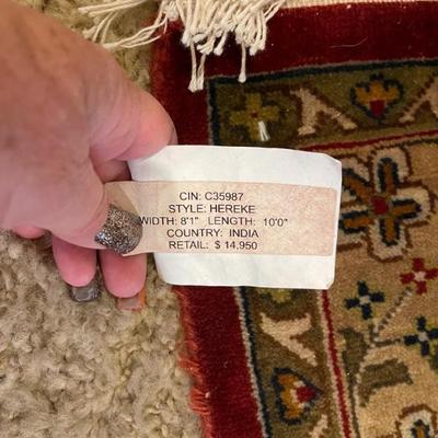 Price paid for rug - first time unrolled ! YUP CRAZY BEAUTIFUL AMAZING PIECES 