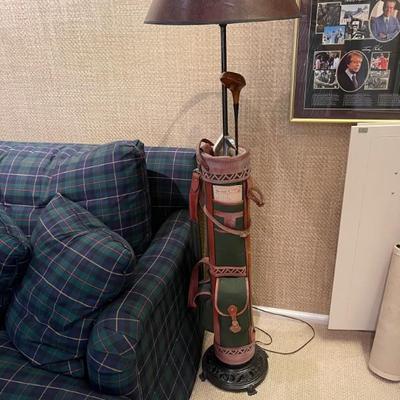 Large golf  club lamp 
AWESOME 