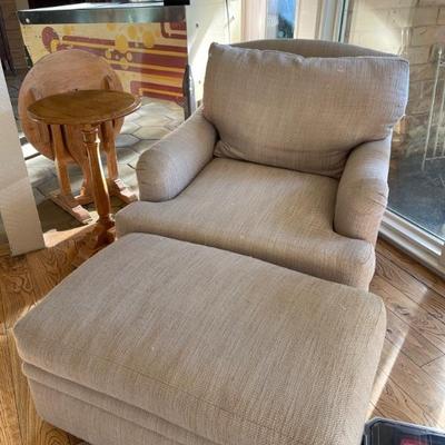Down filled sitting chair 