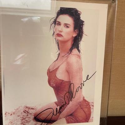 Signed Demi Moore 
Authenticated