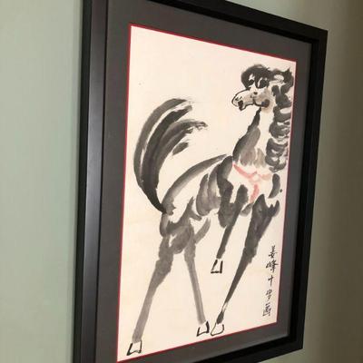 Signed Horse Painting