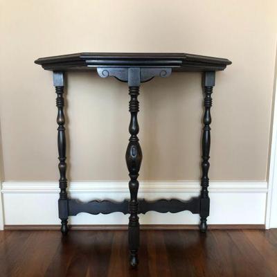 Demi Hexagon Side Table L 30in | D 14in |H 31in