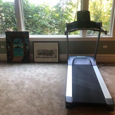 Framed Art, Precor Treadmill