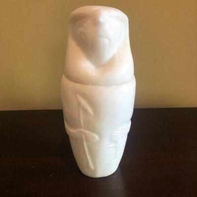 Egyptian Canopic Marble Jar 