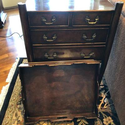 Chest shown with Tray Off.