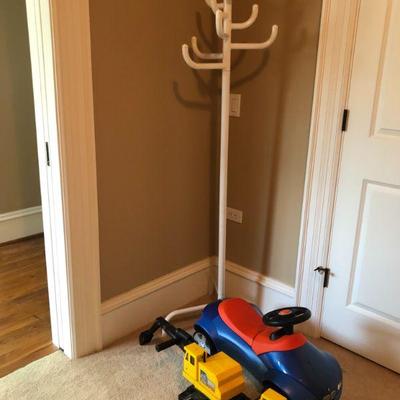 Child's Room: Coat Rack, Toys