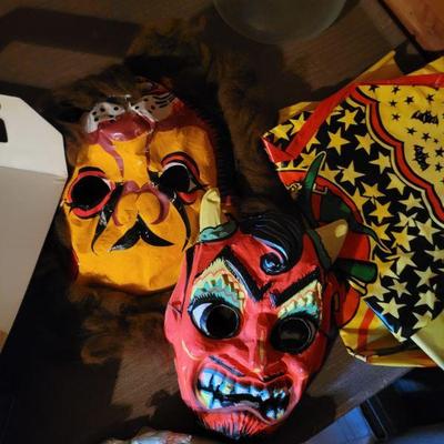 Vintage Halloween Masks