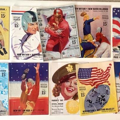 1940's New Britain HS football programs