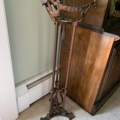 Cast iron plant stand