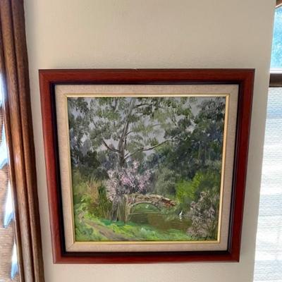 Impressionist oil on canvas 