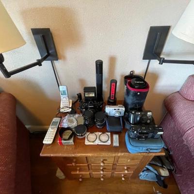 Vintage Camera and Lenses