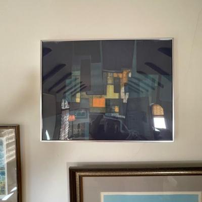 Abstract Art signed and numbered 