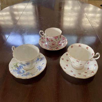 Made in England Coffee Cups and Saucers 