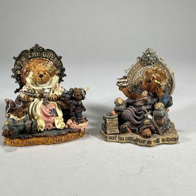 (2pc) Boyd’s Bears & Friends | Including a 1998 Boyds Celebration Edition with Rosencrantz and Guilderstern and 1997 Prince Hamalot....