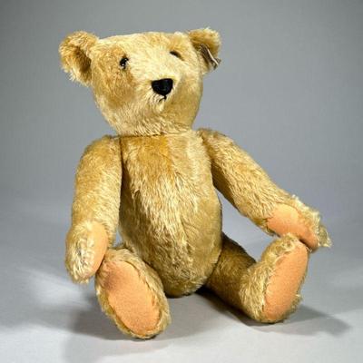 Steiff Mohair Bear | Made in West Germany, with Steiff tag on ear, articulating arms and legs. - h. 17 in

