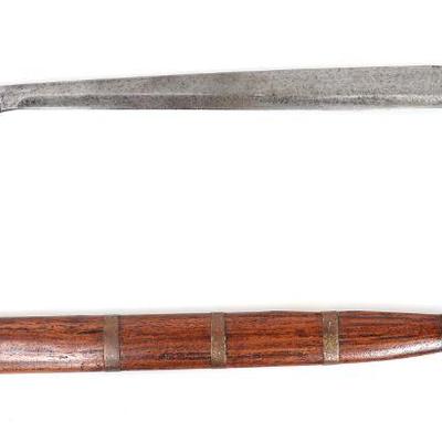 Tenegre with Brass and Carabao Horn, Circa 1900-1950