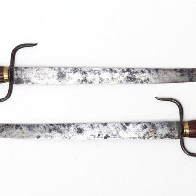 Pair of Chinese Fighting Butterfly Sword, 19th Century