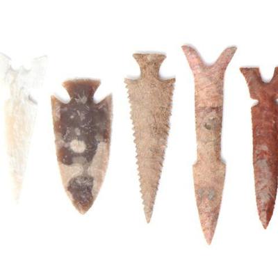 Collection of Hand Knapped Points