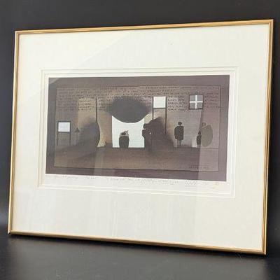 Lot #166 - Witold Kaczanowski Rare Limited Edition 2/50 1969 Signed Lithograph