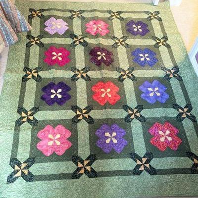 Lot #130 - Handmade Primrose Garden Quilt