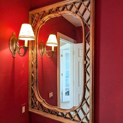 Lot #85 - Elegant Bathroom Mirror