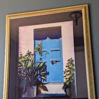 Lot #94 - Blue Door Original Signed Painting