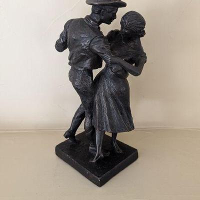 Lot #117 - Mid Century Dancing Couple Sculpture