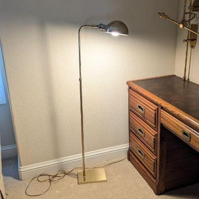 Lot #103 - Mid-Century Style Dimmable, Adjustable Floor Lamp