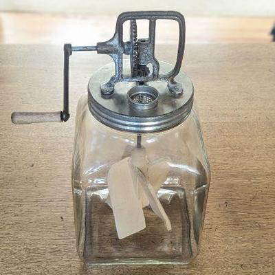 Lot #62 - Antique Dazey Butter Churn