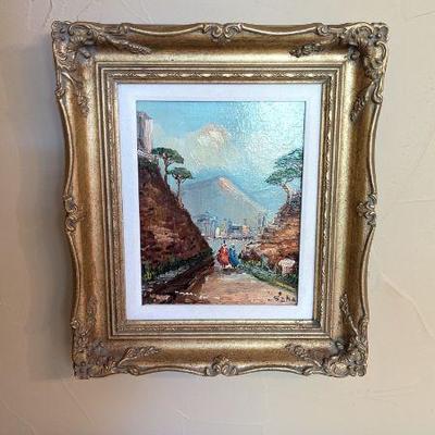 Lot #38 - Original Signed Saha Oil on Canvas