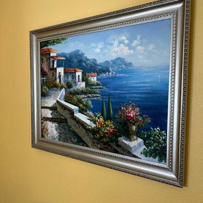 Mediterranean view art