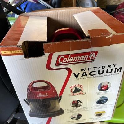 Coleman wet/dry vacuum