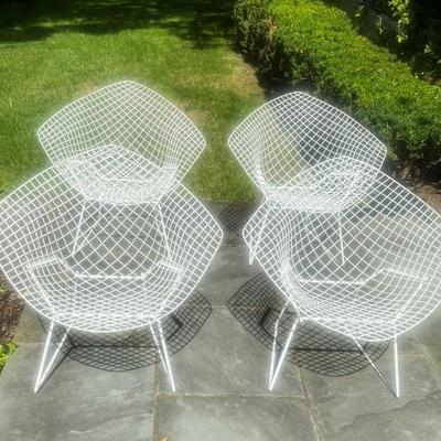 Diamond bertoia chairs 1