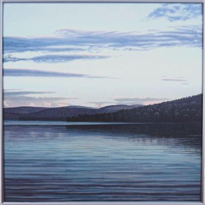 John beerman hudson river landscape orig pastel ptg
