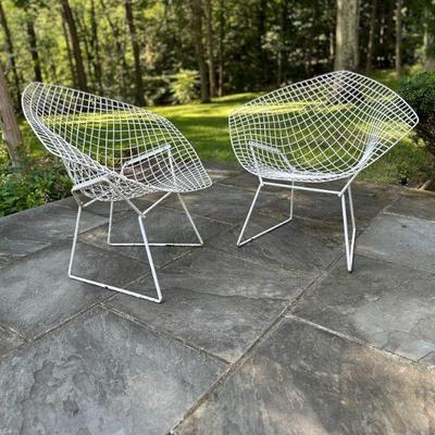 Bertoia Diamond chairs